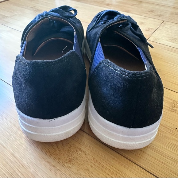 Fitflop Suede Navy Sneakers Size 8 - Picture 4 of 6